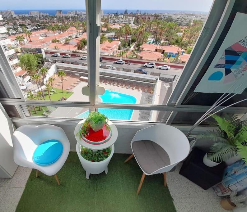 Traumhafte Wohnung Mit Panoramablick Und Pool Πλάγια ντελ Ινγκλές Εξωτερικό φωτογραφία